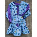 Kuspuk Tunic Child Blue Butterflies