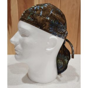 DooRag, Durag, Brown Sunflowers Dew Rag