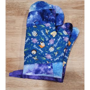 Rick and Morty 2 Quilted Oven Mitts