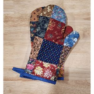 Patchwork Quilted Oven Mitts