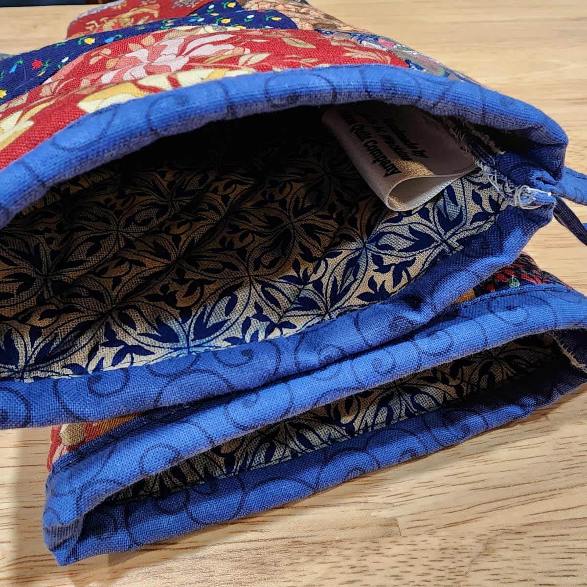 Patchwork Quilted Oven Mitts